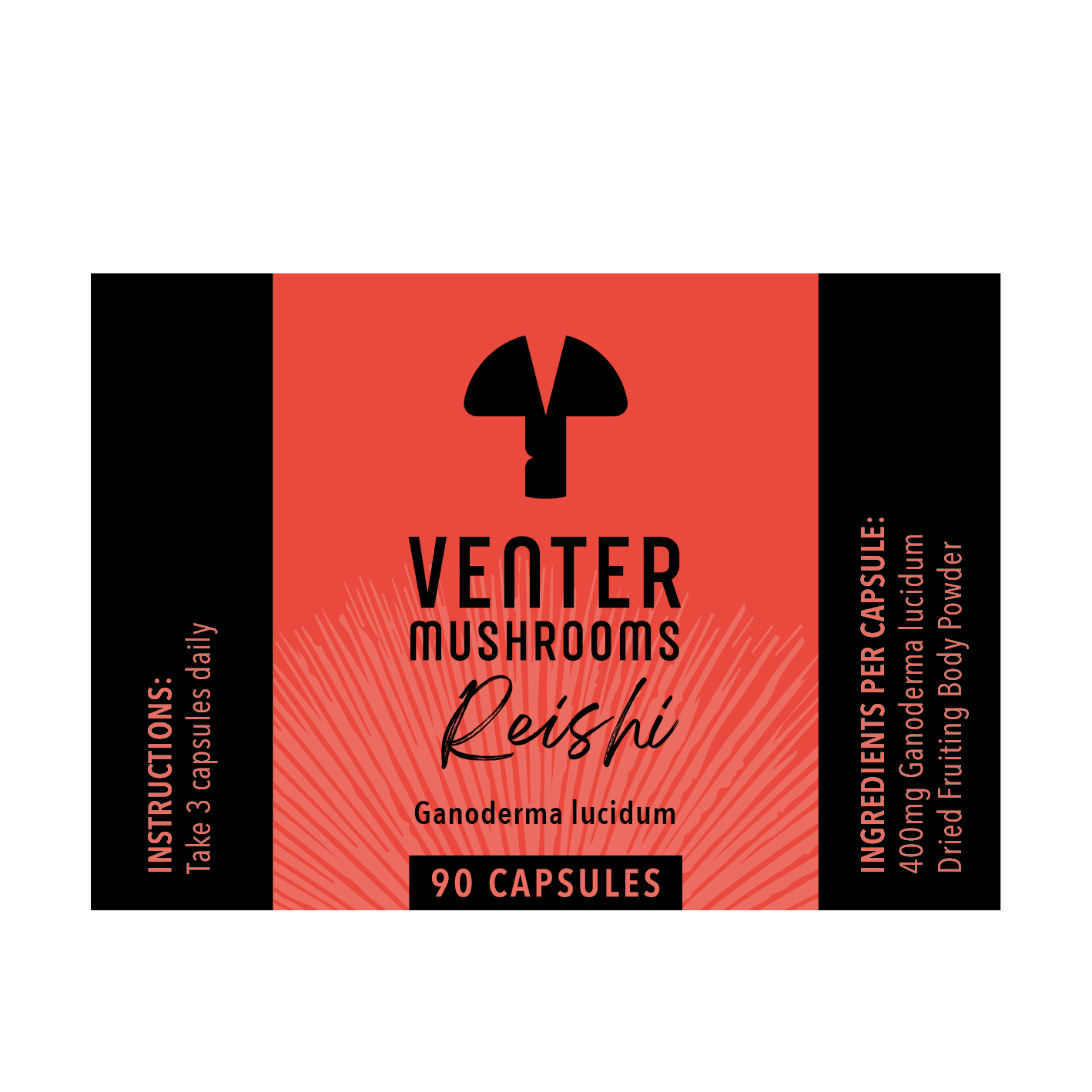 ImmunoBoost Reishi Capsules - Venter Mushrooms